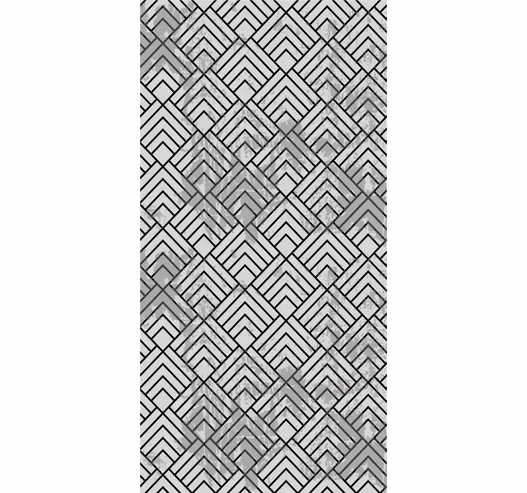 Geometrisk arrangementstil rullegardin moderne - Tenstickers