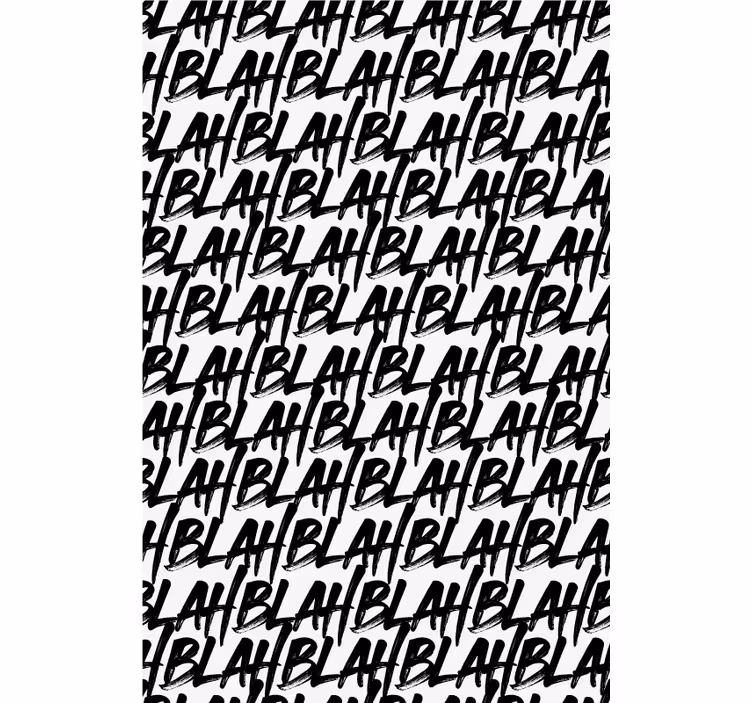 Ekspressivt typografimønster rullegardin sitat - Tenstickers