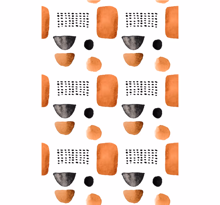 Minimalistiske geometriske former rullegardin kontor - Tenstickers