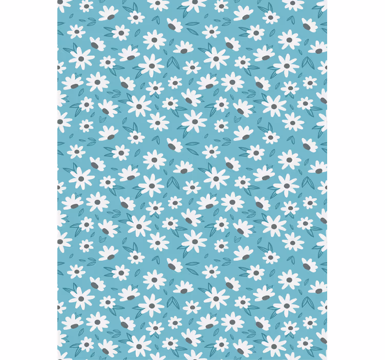 Tusenfryd blomstermotiv rullegardin spiserom - Tenstickers