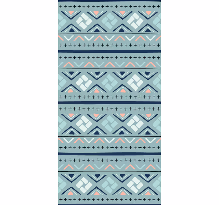 Geometriske mønstrede motiver rullegardin moderne - Tenstickers