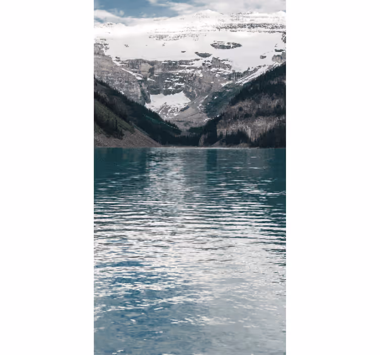 Fjellvannsrefleksjoner rullegardin originale - Tenstickers