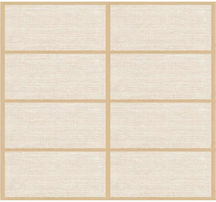 Japansk panelstruktur mønster rullegardin - Tenstickers