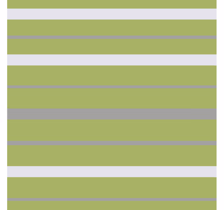 Grått og grønt stripete mønster elegant rullegardin - Tenstickers