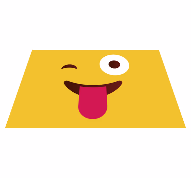 Moderne emoji-winking ansiktsbarn spisebrikker - Tenstickers