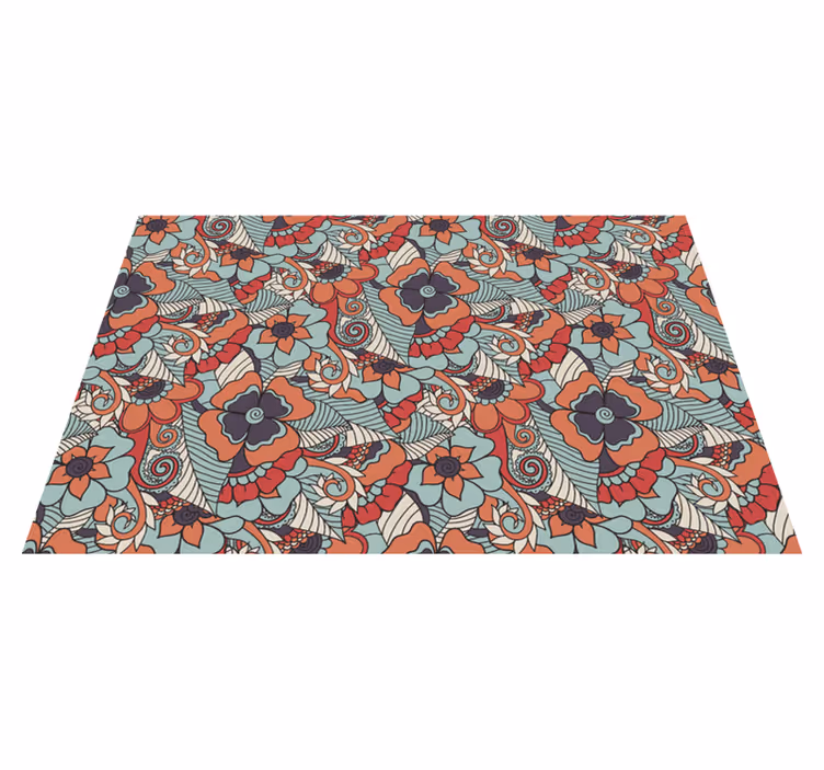 Paisley barokke floral spisebrikker - Tenstickers