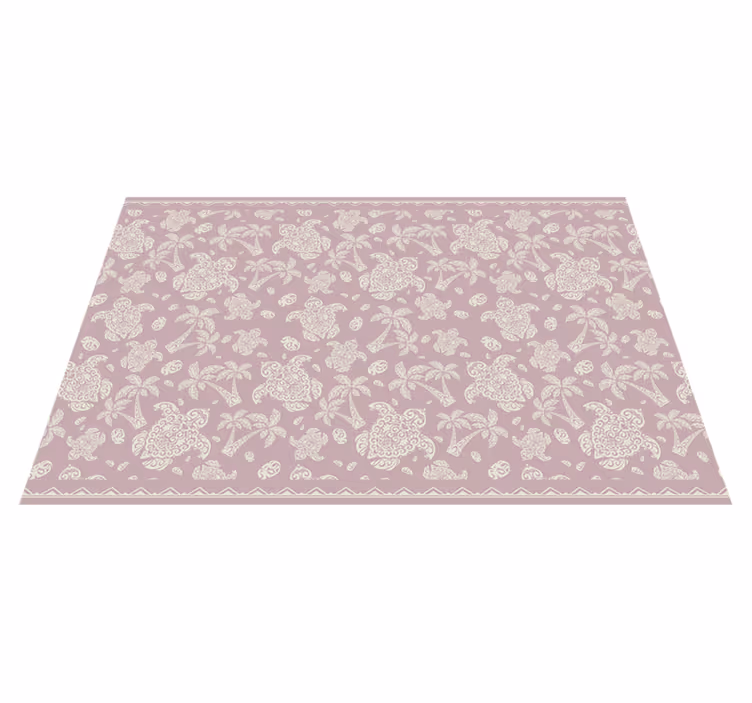 Spisebrikke tekstur blomsterdesign overflate - Tenstickers