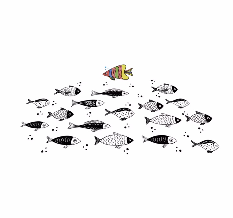 Motstrøm fisk spisebrikker - Tenstickers