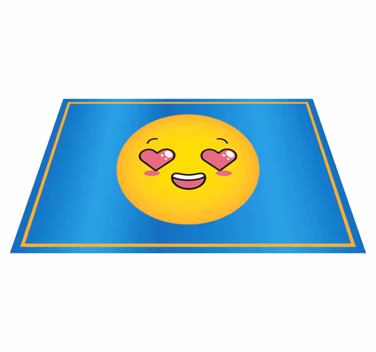 Hjerte øyne emoji barn spisebrikker - Tenstickers