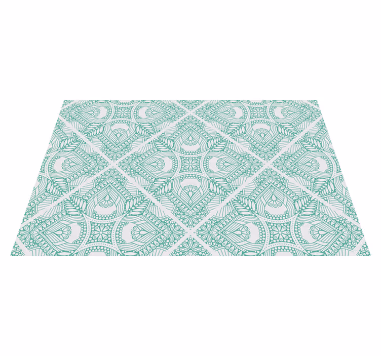 Pryd tegne fliser paisley spisebrikker - Tenstickers