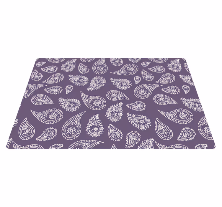 Spisebrikke original paisley mønster - Tenstickers