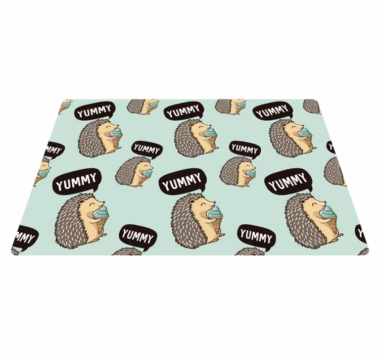Kjempe piggsvin pinnsvin spisebrikker - Tenstickers