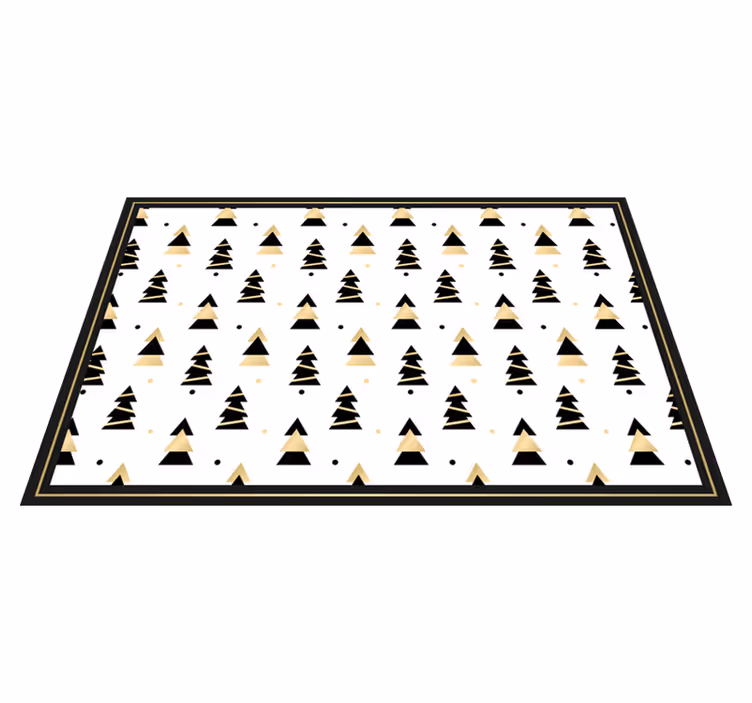 Julemessige tremønster spisebrikker - Tenstickers