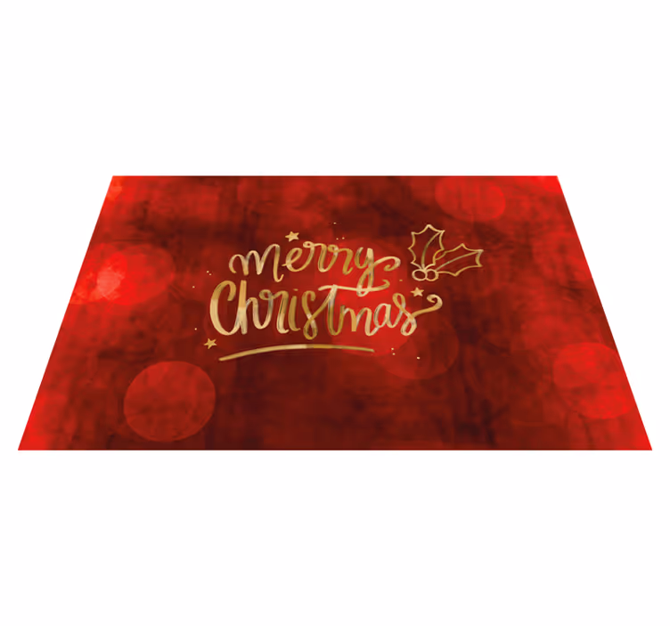 God jul i røde juletavler - Tenstickers