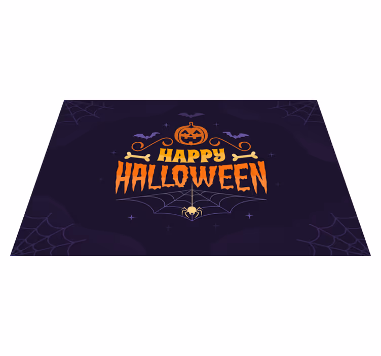 God halloween tekst placemat - Tenstickers