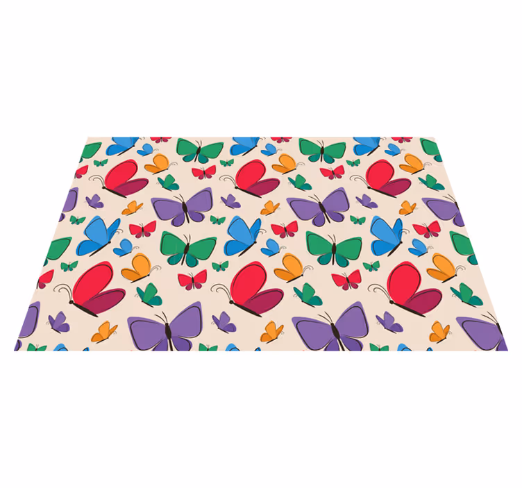 Sommerfugler som flyr til barn sommerfuglmatriser - Tenstickers