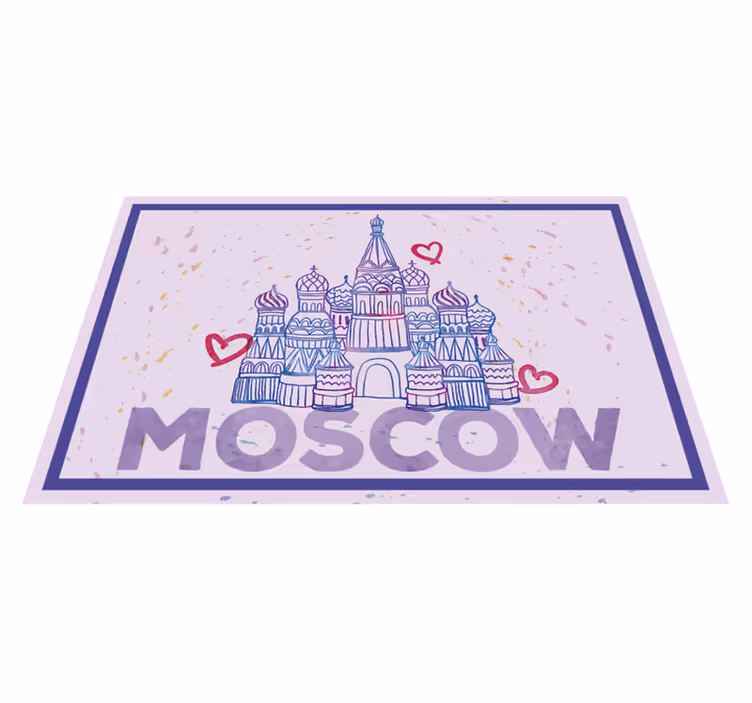 Spisebrikke original moskva landemerke illustrasjon - Tenstickers