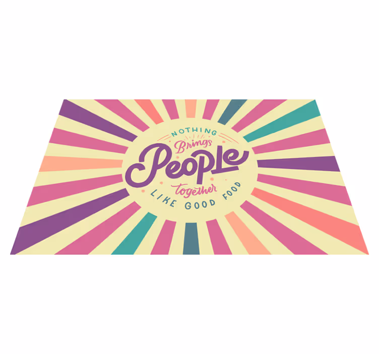 Spisebrikke tekster som samler folk - Tenstickers