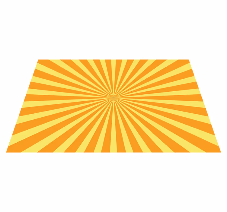 Abstrakt oransje solnedgang bordbrikke - Tenstickers