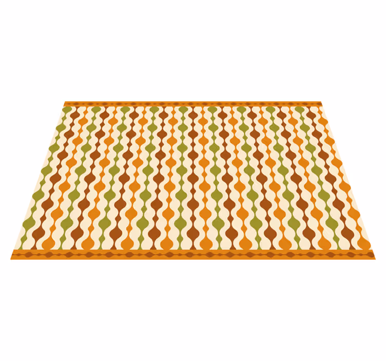 70-tallet stripefigurer vinylplattespisebrikker - Tenstickers