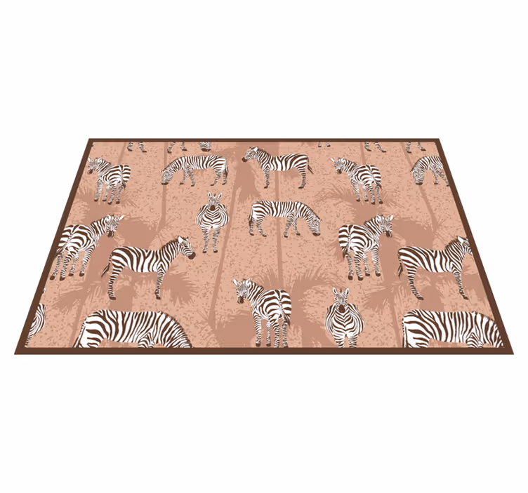 Zebra mønster spisebrikke original - Tenstickers