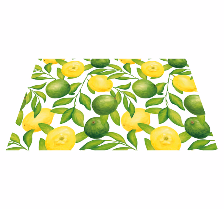 Spisebrikke original frisk sitrusmønster - Tenstickers