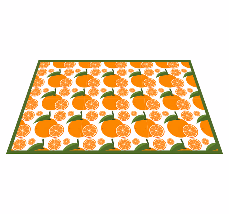 Spisebrikke original sitrusbåter arrangement - Tenstickers