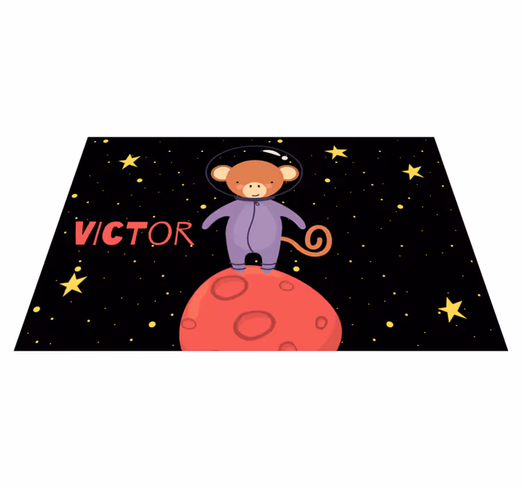 Spisebrikke spedbarn ape astronaut eventyr - Tenstickers