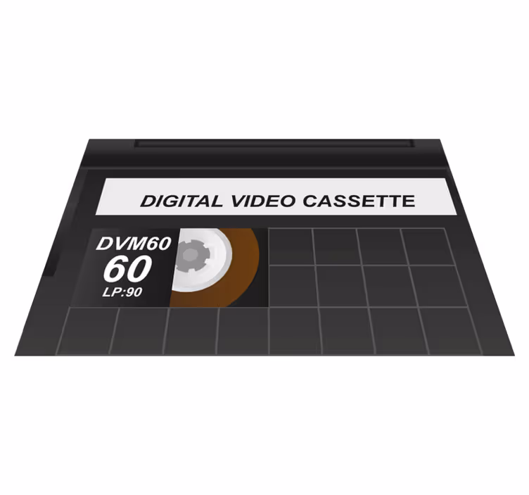 Retro videobånd spisebrikker - Tenstickers