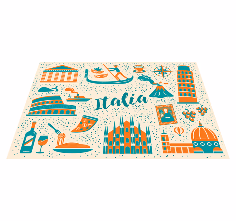 Spisebrikke original kulinarisk italia scene - Tenstickers