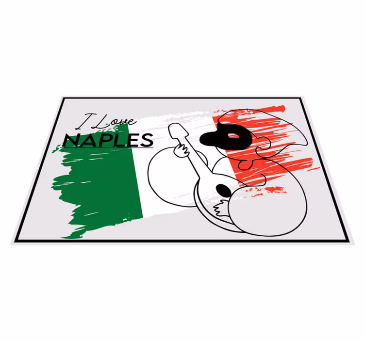 Spisebrikke tekster jeg elsker napoli design - Tenstickers