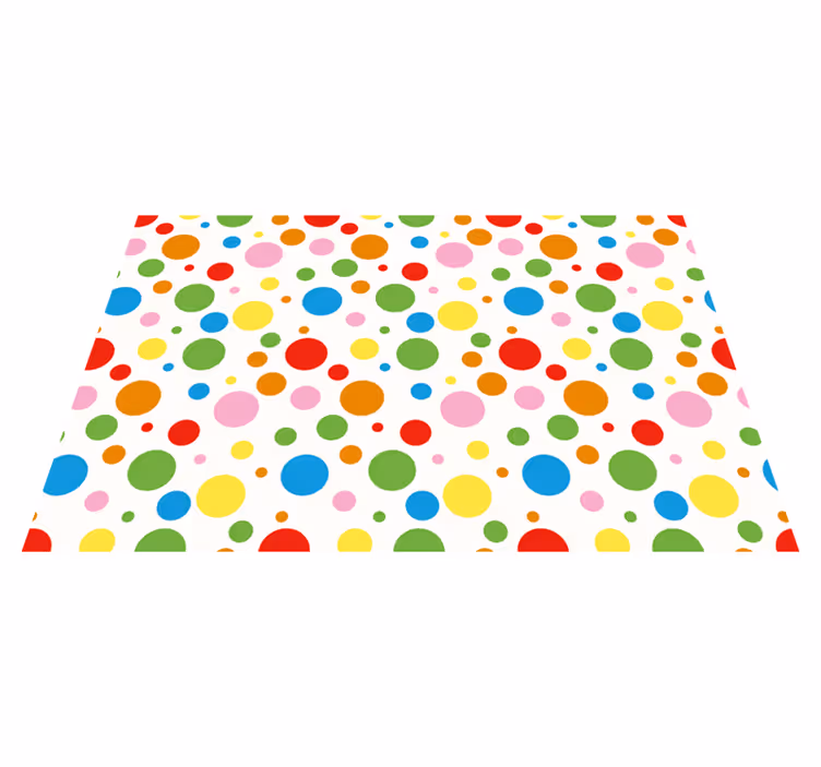 Spisebrikke spedbarn fargerike prikker - Tenstickers