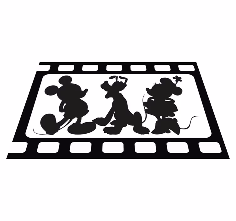 Mickey og minney og pluto barn spisebrikker - Tenstickers