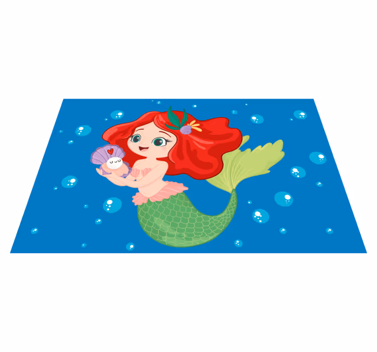 Disney ariel svømming barn spisebrikker - Tenstickers
