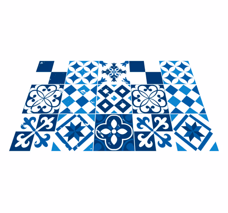Spisebrikke tekstur geometriske mønstre - Tenstickers