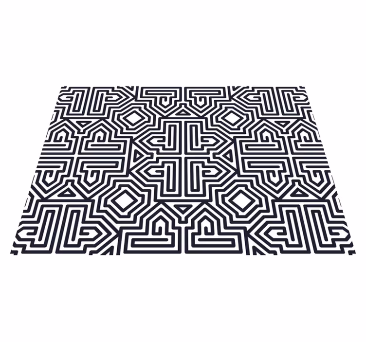 Spisebrikke tekstur abstrakt geometrisk mønster - Tenstickers