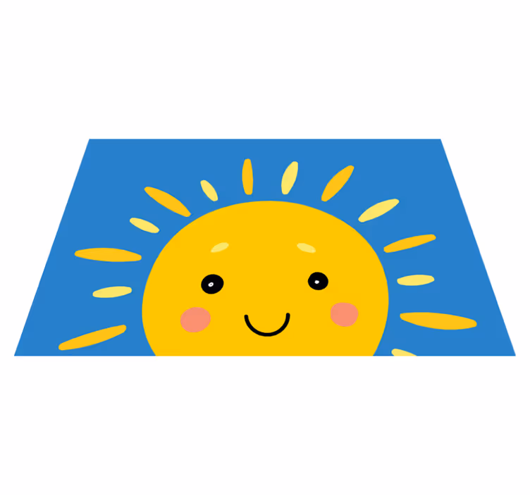 Spisebrikke spedbarn smilende solansikt - Tenstickers