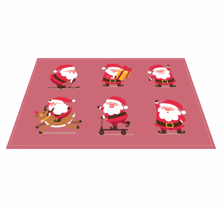 6 søte julenisse julematte - Tenstickers