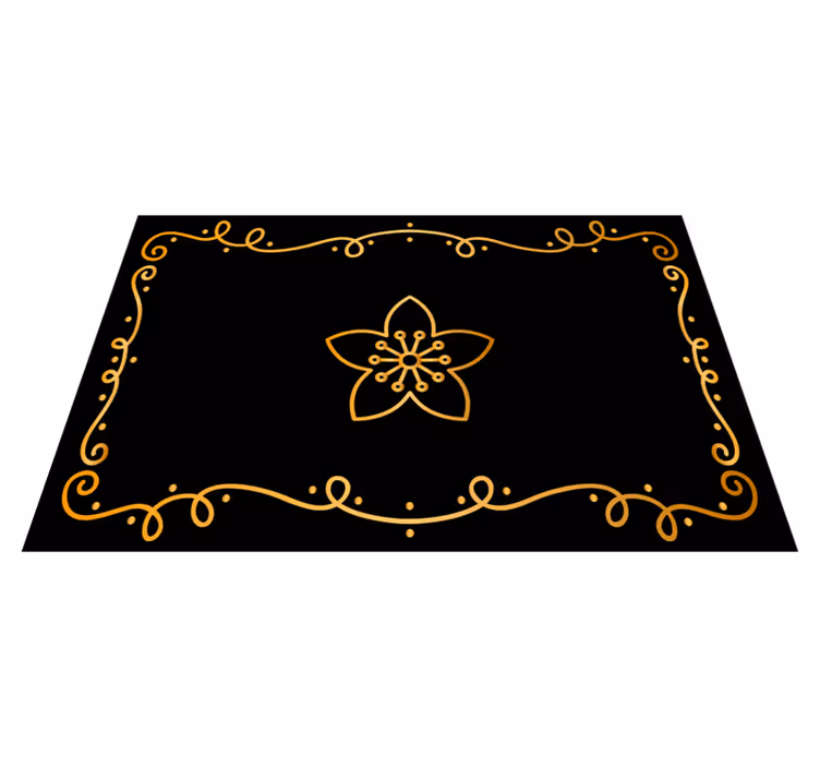 Spisebrikke original med elegant botanisk motiv - Tenstickers