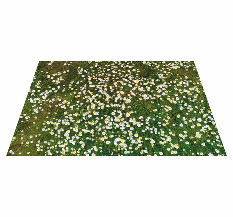 Spisebrikke tekstur friskt blomsterdesign - Tenstickers