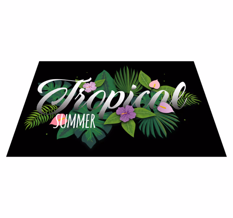 Spisebrikke original tropisk sommerstemning - Tenstickers