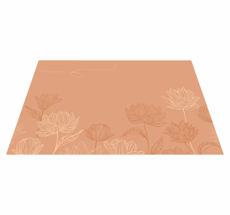 Spisebrikke original blomsterte arrangement - Tenstickers