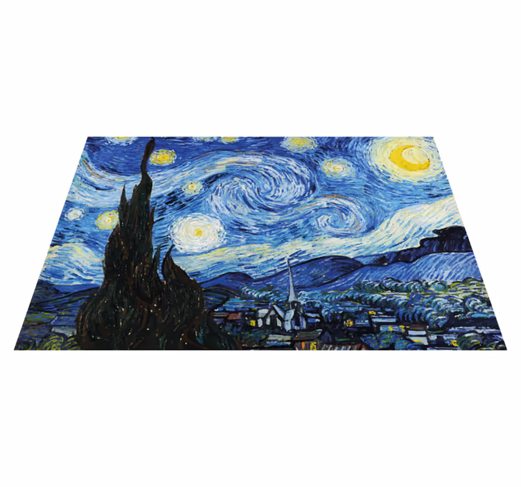 Van goghs stjerneklare originale spisebrikker - Tenstickers