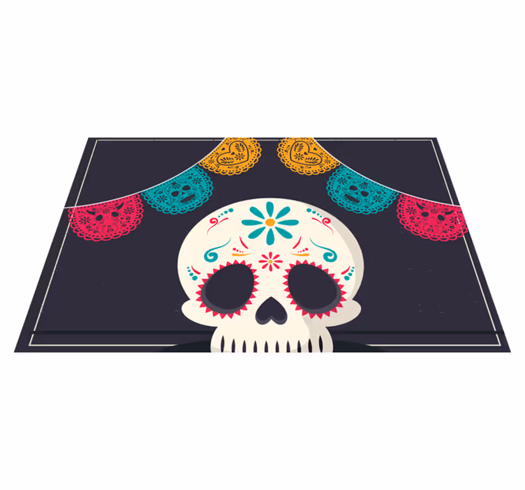 Meksikansk stil kvinnelige halloween-matretter - Tenstickers