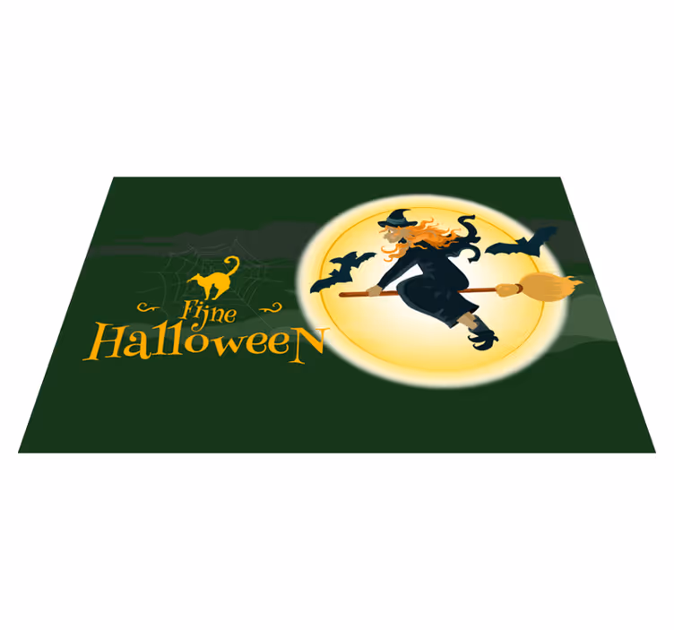 Hekser og katter halloween spisebrikker - Tenstickers