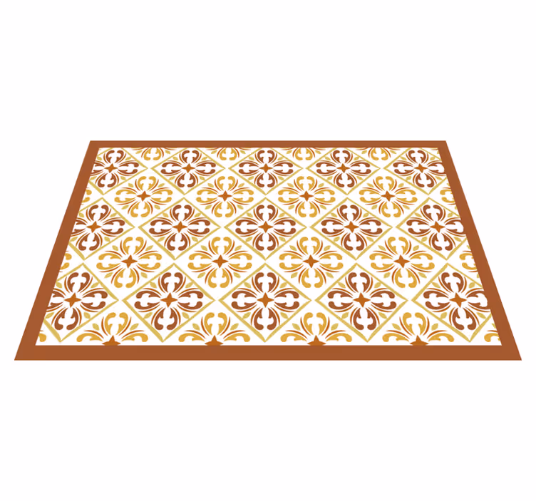 Elegant geometrisk mønster spisebrikke tekstur - Tenstickers