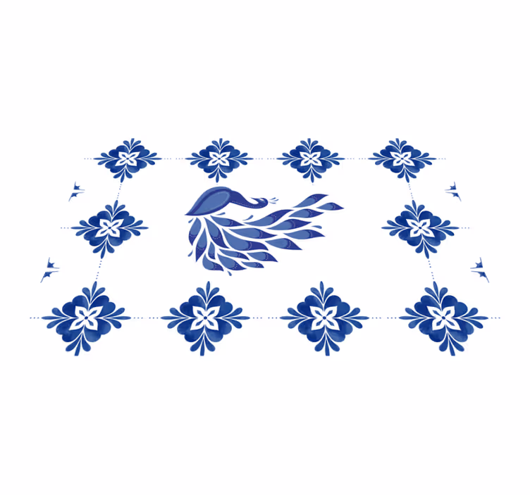 Elegante sekskant moderne spisebrikker - Tenstickers