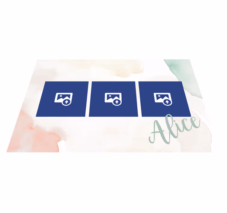 Bilde og navngi personlige spisebrikker - Tenstickers