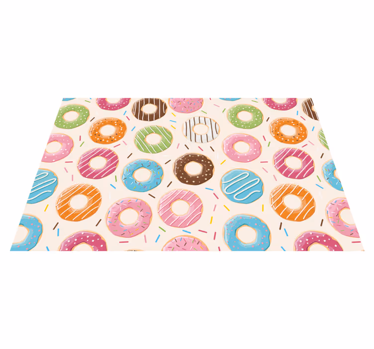 Donuts bakgrunn barn spisebrikker - Tenstickers