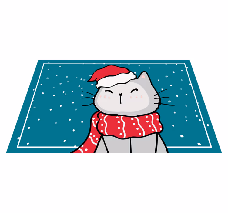 Morsom katt juledesign julebord - Tenstickers